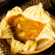 靖江特产 蟹黄汤包 150g*6只 独立盒装