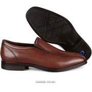 ECCO 爱步 Queenstown Bike Toe Slip on 男士真皮正装皮鞋