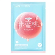 凑单品：Hanhoo 韩后 桃子乳酸菌补水面膜 1片