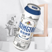 青岛啤酒 全麦白啤啤酒 500ml*12听