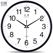 铂晨 静音石英挂钟 9英寸 6.8元包邮（需用券）