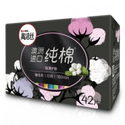 kotex 高洁丝 尊享系列 丝薄棉柔卫生护垫 150mm 42片 *6件