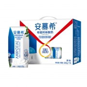 伊利安慕希希腊风味酸奶原味205g*12 4盒常温酸牛奶整箱包邮批发 43.25元