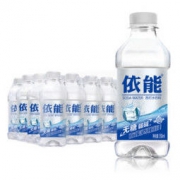 依能 包邮 轻口味 无糖无汽弱碱苏打水 饮料 350ml*24瓶 塑膜量贩装 *3件