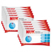 NUK 婴儿手口湿巾 10片 五连包*2 *3件