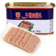 降价：中粮出品 梅林午餐肉罐头198g 火锅搭档 *10件