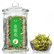 聚广德 金银花茶 40g 玻璃罐装
