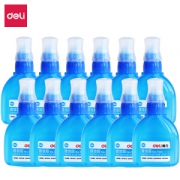 凑单品： deli 得力 7304 透明液体胶水 软刷头 50ml 12瓶装