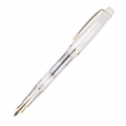 HERO/英雄 1202 透明钢笔 0.38mm 明尖