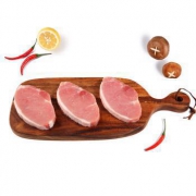 HUADONG 进口巴西猪里脊肉排 1kg*3件 + HUADONG 英国猪脊骨块 1kg+中红 原味鸡块1kg 155.51元（多重优惠）