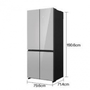 Panasonic 松下 NR-ED50CPP-S 十字对开门冰箱 498L