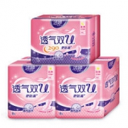 Ladycare 洁婷 卫生巾透气双U棉柔日夜组合（240mm*16片+290mm*8片） *3件