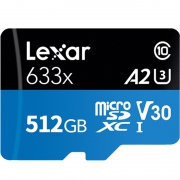 Lexar 雷克沙 633X MicroSDXC TF存储卡 512GB