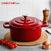凌丰 多功能珐琅锅 高颜值锅具 物理不粘 22cm
