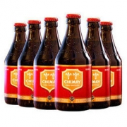 智美（Chimay）红帽啤酒 组合装 330ml*6瓶 修道士精酿 比利时进口 *2件