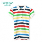 Purcotton 全棉时代 800-006874 女士春夏透气短袖 69元包邮