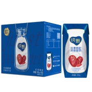降价：蒙牛 纯甄 红枣枸杞风味 酸牛乳利乐钻 200g×16包 *4件