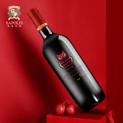 白菜价！意大利进口：750ml SAPOLIS猫头鹰 红牌干红葡萄酒