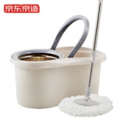 京东PLUS会员： 京东京造 旋转拖把 小桶基础款
