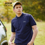 JEEP吉普 高端丝光布 商务休闲POLO衫