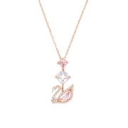 历史低价：施华洛世奇 DAZZLING SWAN 5473024 浪漫天鹅项链 +凑单品 387元包邮（合328.4元/件）