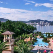 千岛湖开元度假村1-2晚下午茶+鱼头券/儿童欢乐城