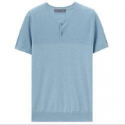 GIORDANO 佐丹奴 01058205 男士亨利领T恤