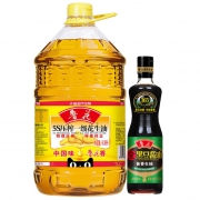 88VIP：luhua 鲁花 一级花生油 6.38L+赠全黑豆酱油 *2件 289.56元包邮（双重优惠）