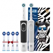 Oral-B 欧乐B D100 情侣装米奇限量款 电动牙刷 黑白款