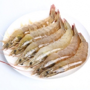 味库厄瓜多尔白虾海鲜冻南美对虾非青岛大虾海虾基围虾净重1.4kg