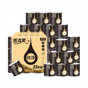 限地区：顺清柔 纯净系列 卷纸 4层180g*27卷 *3件 74.85元包邮（需用券，合24.95元/件）