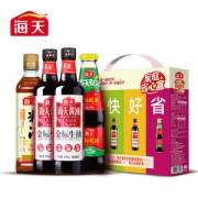 猫超次日达 海天 金标生抽+金标蚝油+古道料酒 8瓶