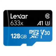 再降价：Lexar 雷克沙 633X TF存储卡 128GB 黑蓝色