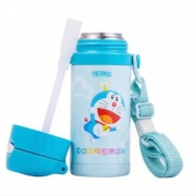 THERMOS 膳魔师 FFS-400DRM 哆啦A梦 儿童保温吸管杯 400ml 99元含税包邮