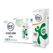 伊利 舒化无乳糖低脂纯牛奶早餐奶 220ml*12盒*5件