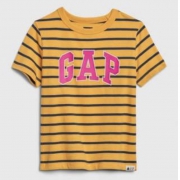 Gap 盖璞 577650 男童纯棉LOGO圆领短袖T恤 低至41元/件