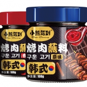 小熊驾到  韩式烤肉蘸料  原味+香辣味 108g*2罐 13.8元包邮（需用券）