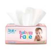 C&S 洁柔 BabyFace 亲肤抽纸 3层130抽*24包（195*133mm）*3件