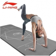 李宁（LI-NING）瑜伽垫 10MM  加厚加宽