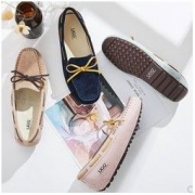 UGG AUSTRALIAN SHEPHERD 女士系带蝴蝶结豆豆鞋