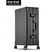 ISHiNE 航空7系全铝镁合金 万向轮拉杆箱 20寸
