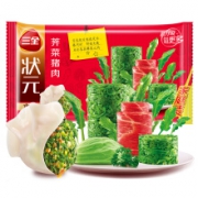 三全 状元水饺 荠菜猪肉味 1.2kg *6件