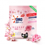 OMO 奥妙 自然工坊樱花甜香袋装洗衣凝珠80颗 640G 89.9元包邮（需用券，合44.95元/件）