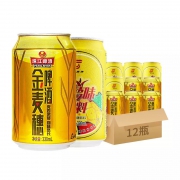 88VIP：珠江啤酒10度金麦穗菠萝啤330ml*12罐装 *4件 66.31元（多重优惠）