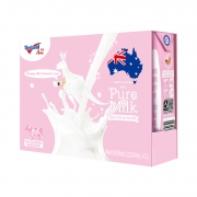 纽仕兰 A2β-酪蛋白 全脂纯牛奶 200ml*3盒   *5件 66.26元（多重优惠）