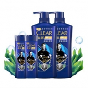CLEAR 清扬 运动专研系列 控油冰爽型洗发露（720g*2+100g*2+联合利华福袋5件套） *2件