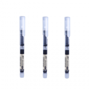 得力 S856 直液式走珠笔 0.5mm全针管 3支装 1.9元包邮（需用券）