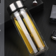 创鑫  双层隔热玻璃杯 300ml 9.9元包邮（需用券）