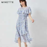 minette 30219143037 女士碎花气质连衣裙