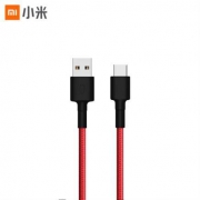 2日6点： MI 小米 USB-C数据线 编织线版 1m 红色